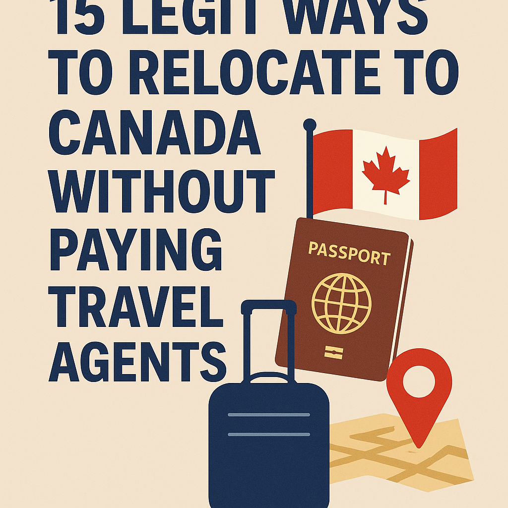 15 Legit ways to relocate to Canada without paying travel agents