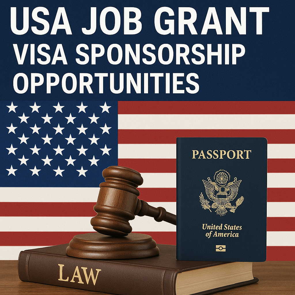 USA Job Grant Visa Sponsorship Opportunities